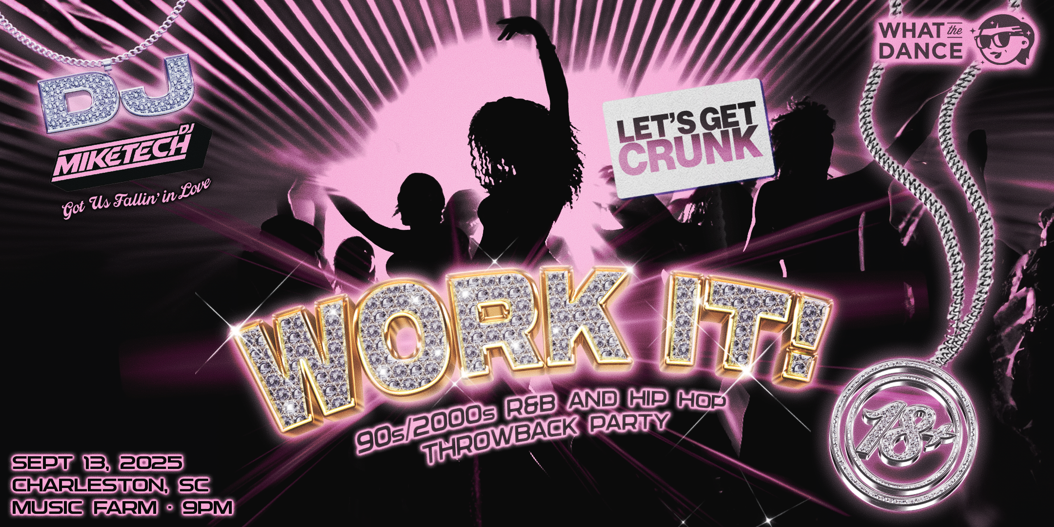 WORK IT! 90s/2000s R&B And Hip Hop Night! at Music Farm on September 13, 2025