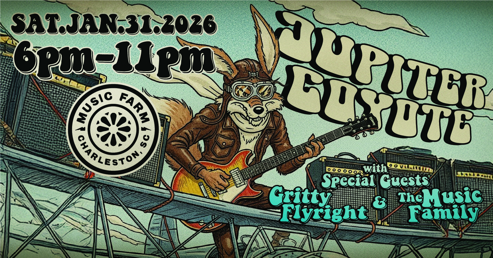 Jupiter Coyote at Music Farm on January 31, 2026